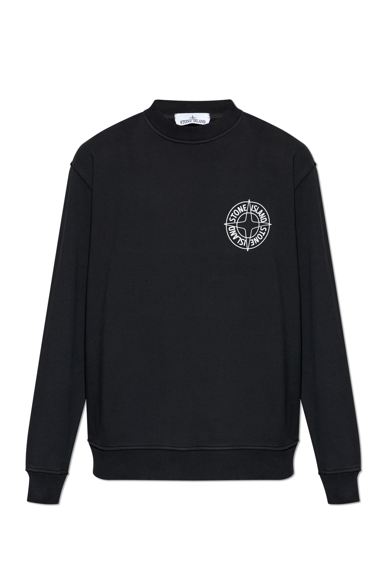 Preto Sweatshirt com logótipo estampado Stone Island - Vitkac Portugal
